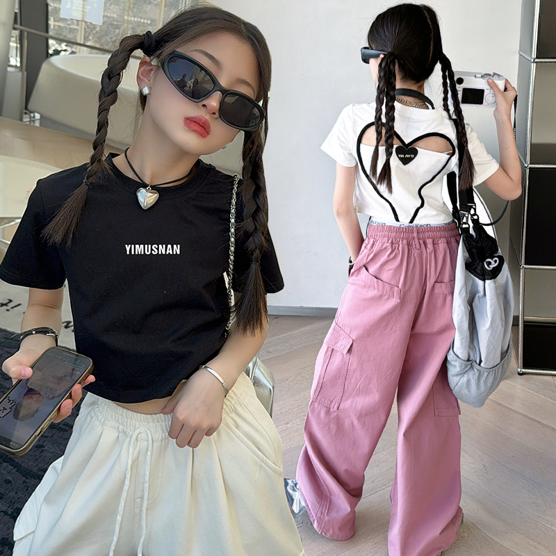 Summer Loving Kids Clothing - 여름 디자이너 코튼 키즈 티셔츠, 한국