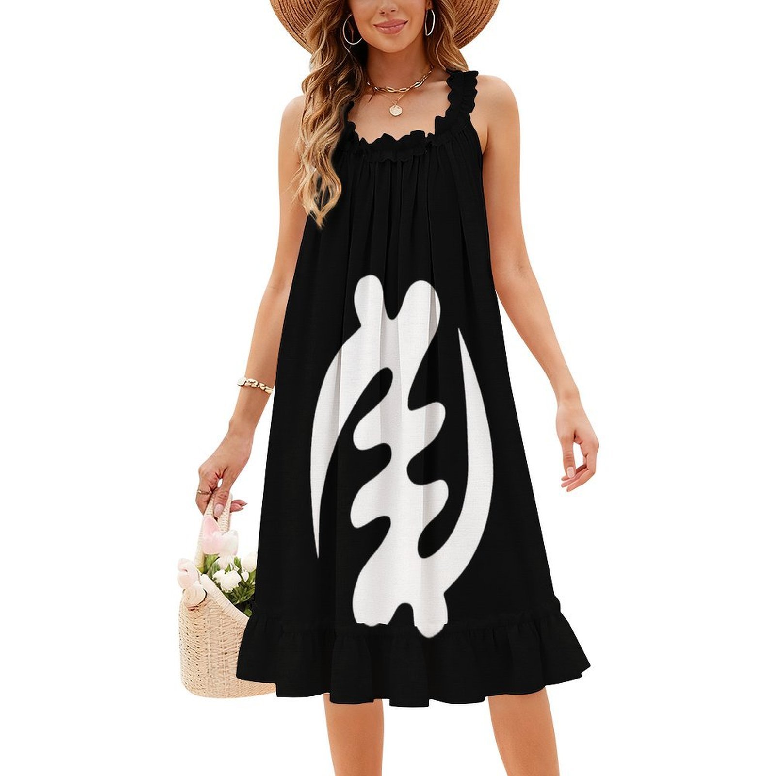 Summer Clothing Design - 게 나이메 화이트 아프로센트릭 디자인 아프리카