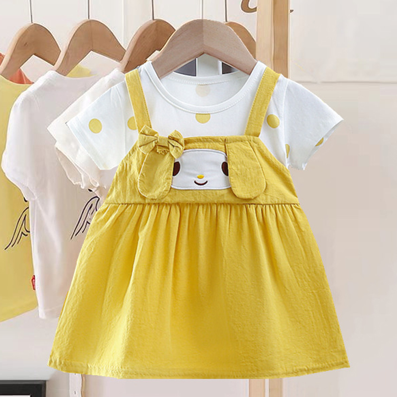 새로운 아기 소녀 드레스 만화 개 사랑스러운 공주 드레 - Summer Loving Kids Clothing 리뷰 및 가격