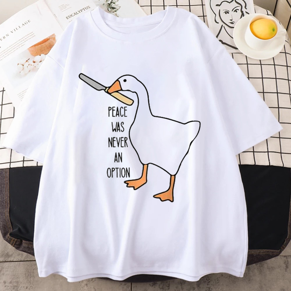 거위 평화가 남녀공용 여름 티셔츠, 캐쥬얼 티, 패션  - Summer Clothing Options 리뷰 및 가격
