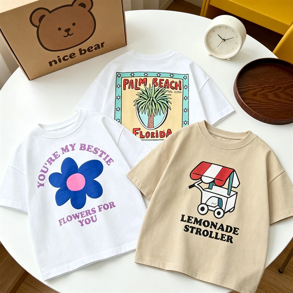 2026 여름 옷 어린이 소년 패션 의류 반팔 탑 만화 - Summer Loving Kids Clothing 리뷰 및 가격