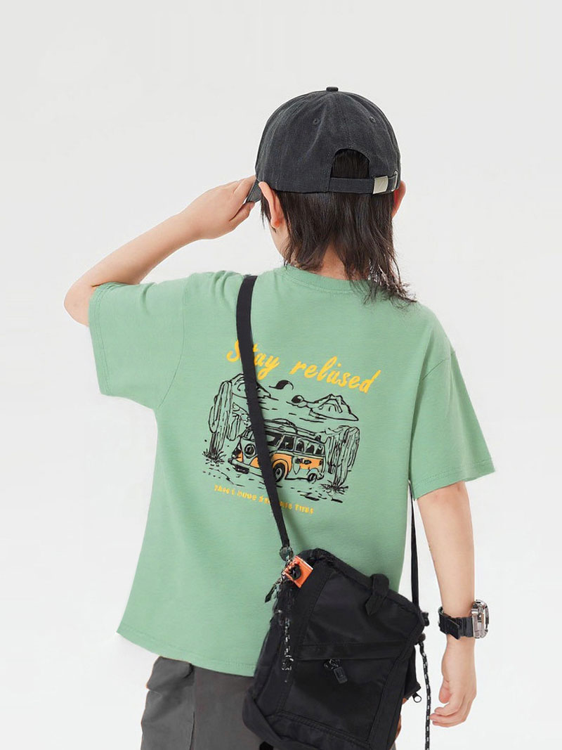 키즈 티셔츠 캐주얼 소년 반팔 코튼 티셔츠 디자인 루즈 - Summer Clothing Options 리뷰 및 가격