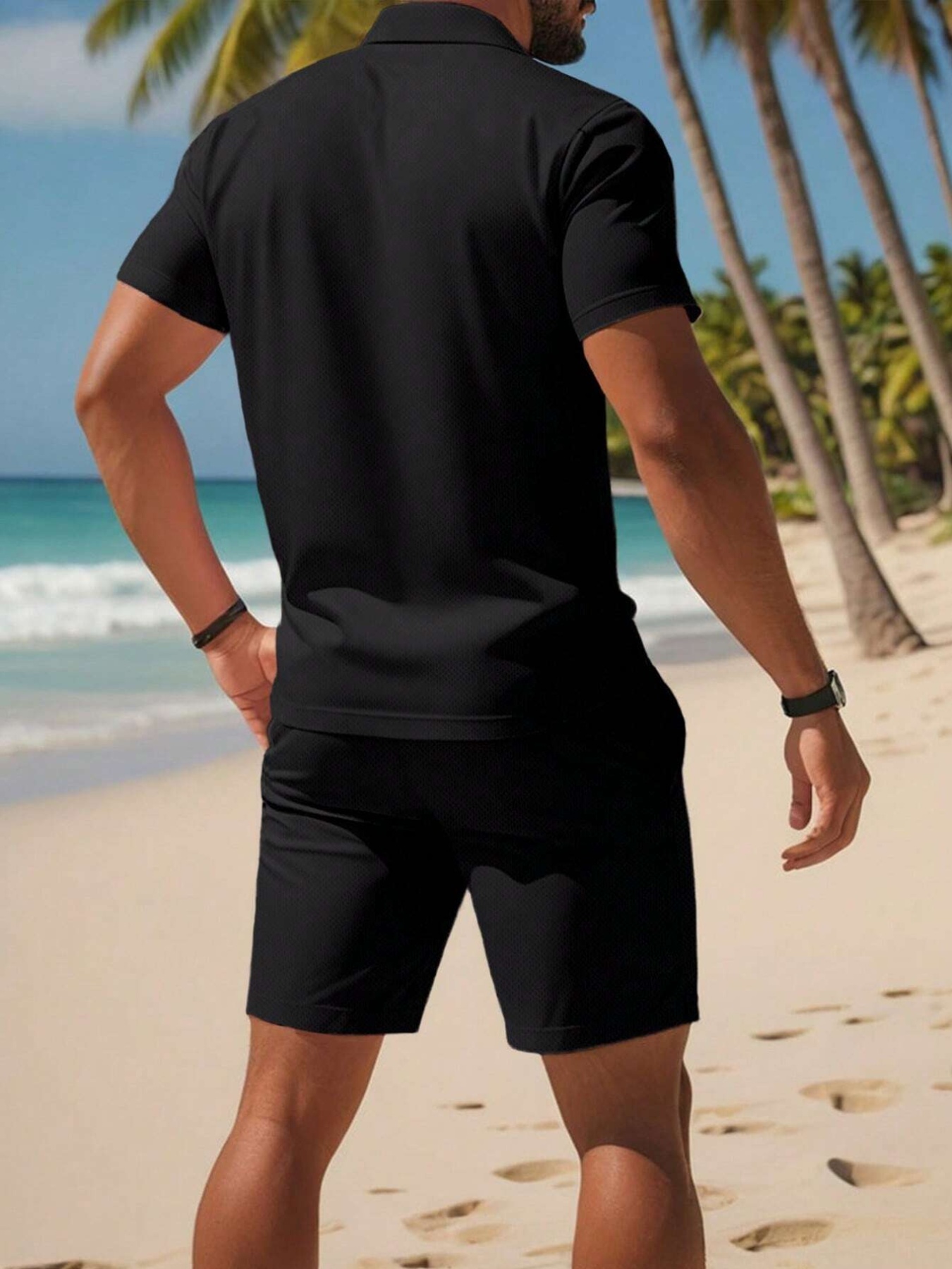2026 여름 남성 폴로 셔츠 세트 - 3D 프린팅 디 - Summer Clothing Design 리뷰 및 가격