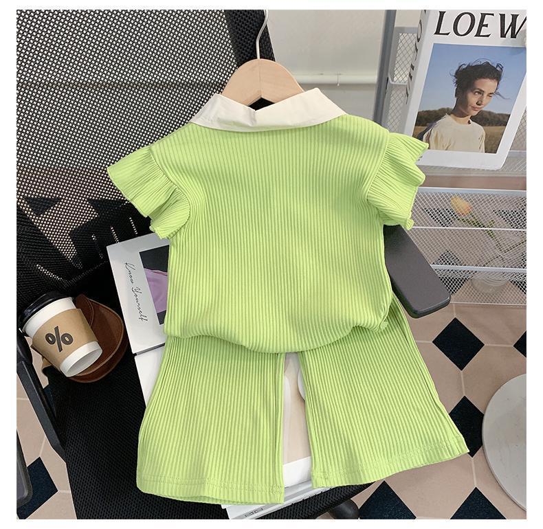 여름 키즈 아기 소녀 의류 세트 민소매 탑과 반바지 아 - Summer Loving Kids Clothing 리뷰 및 가격
