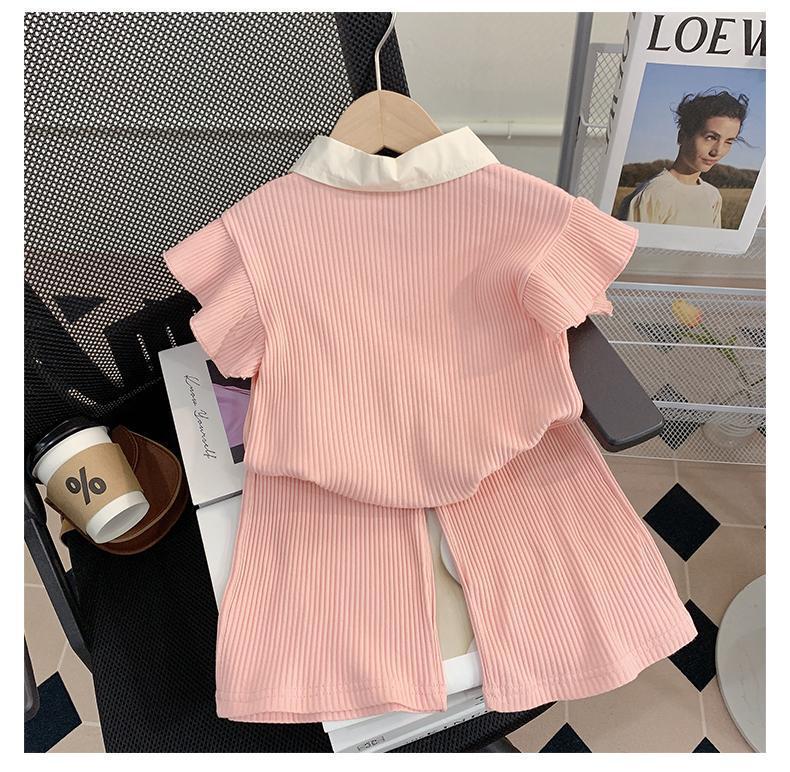 여름 키즈 아기 소녀 의류 세트 민소매 탑과 반바지 아 - Summer Loving Kids Clothing 리뷰 및 가격