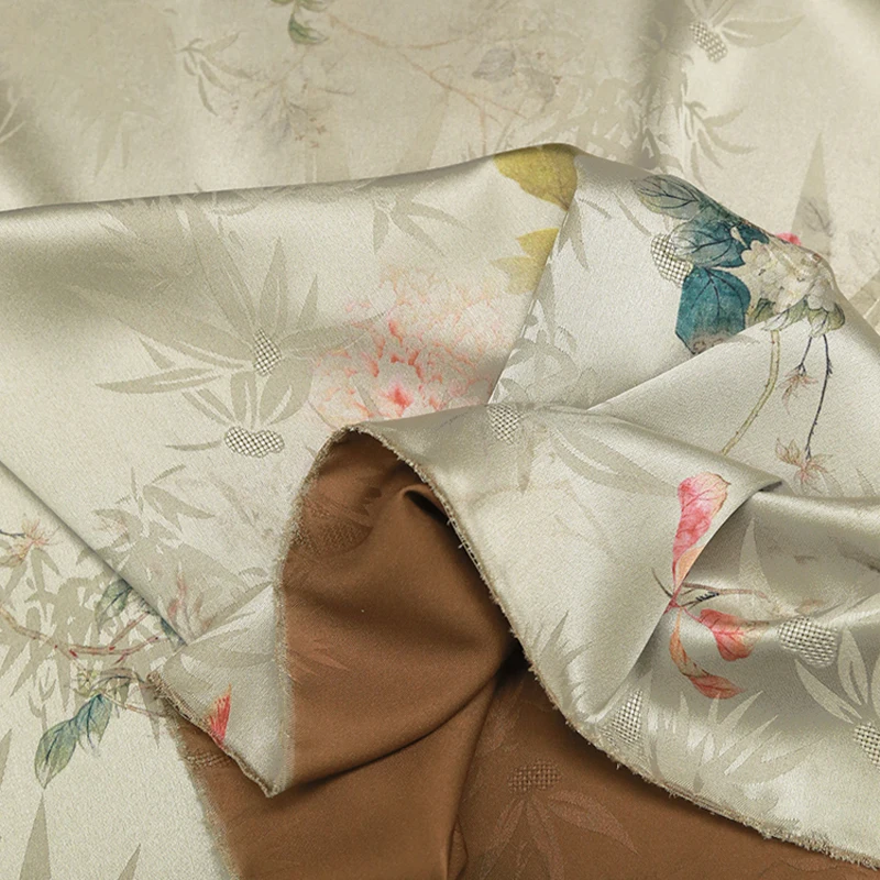 인쇄 원단 용수철 새틴 자카드 원피스, 한복 의류, 의 - Summer Clothing Material 리뷰 및 가격
