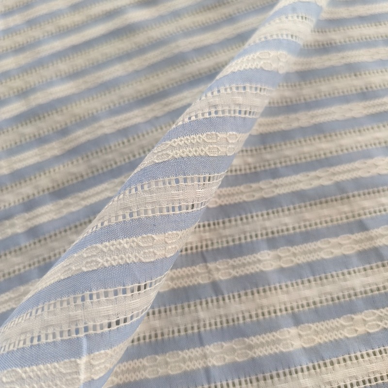 한국 스타일 스트라이프 오픈워크 100% 면 원단 DI - Summer Clothing Material 리뷰 및 가격