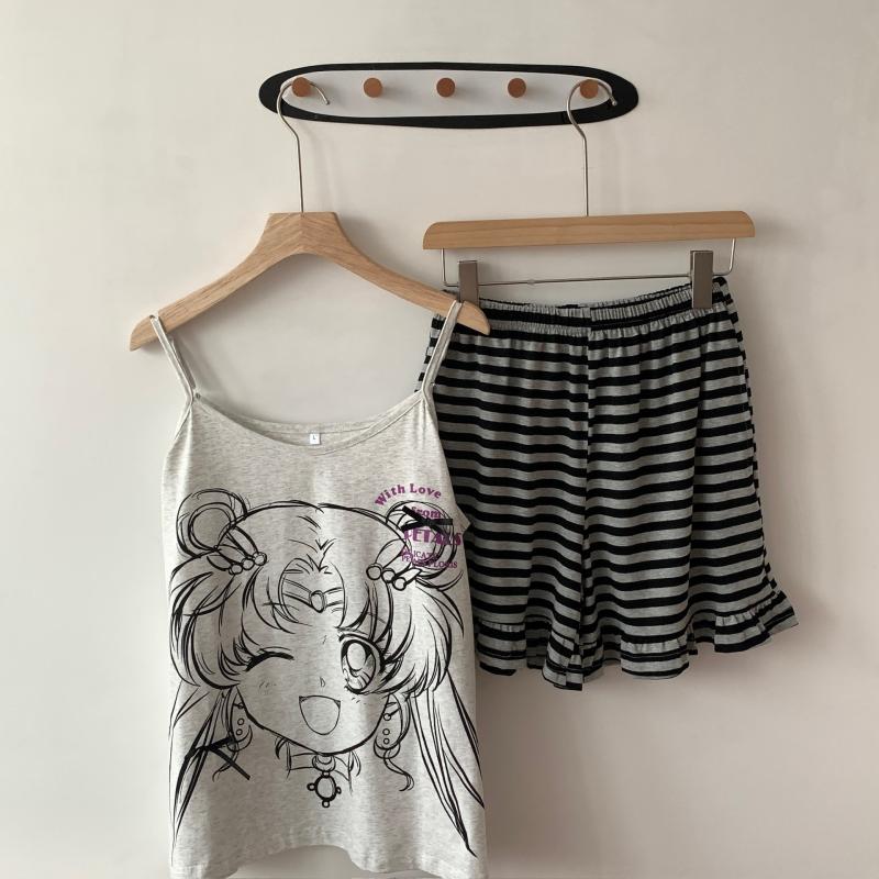 빅사이즈 여성 의류 한국풍 세일러문 파자마 여름 여성용 - Summer Clothing Trends For Women 리뷰 및 가격