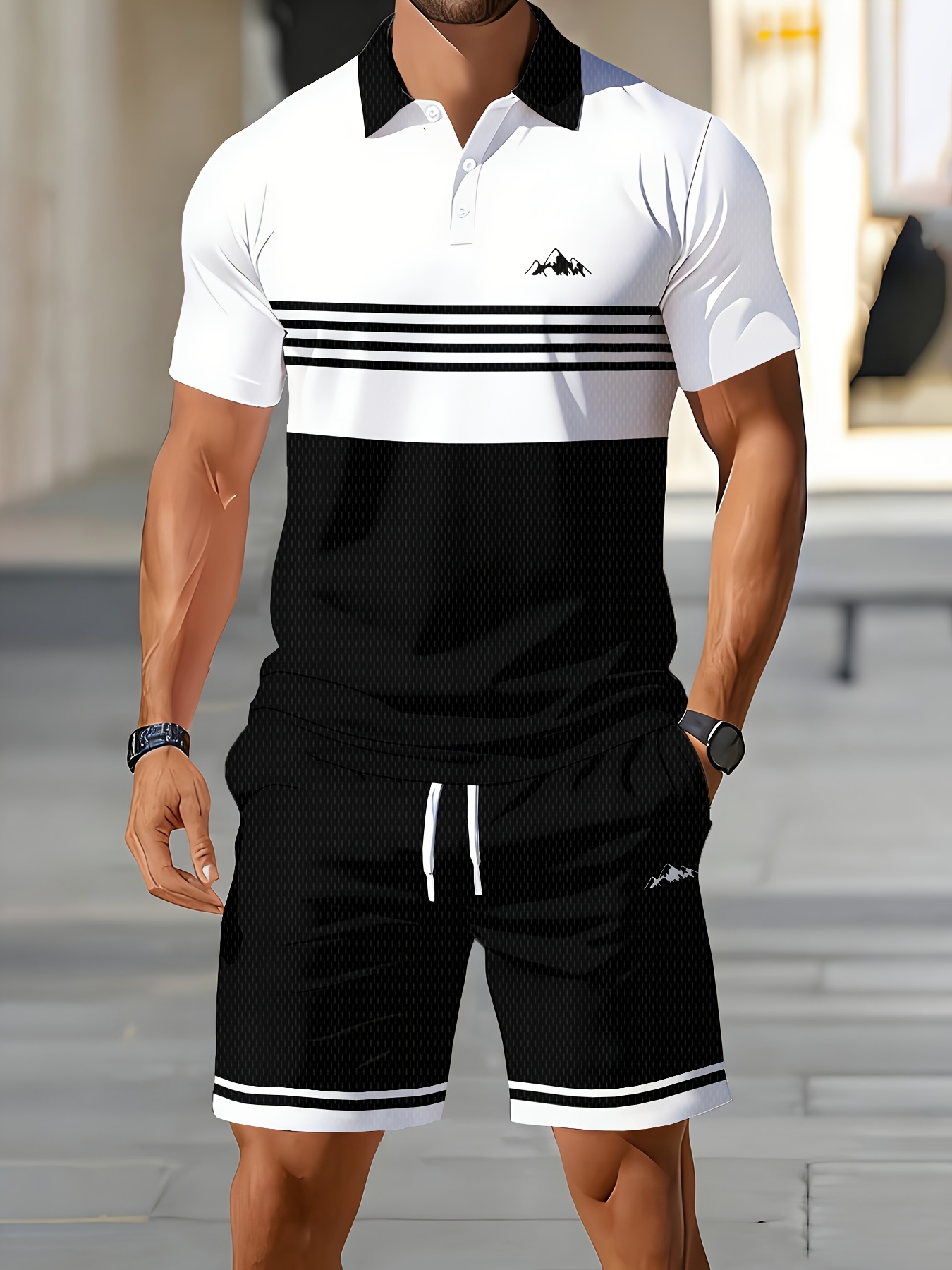 2026 여름 남성 폴로 셔츠 세트 - 3D 프린팅 디 - Summer Clothing Design 리뷰 및 가격