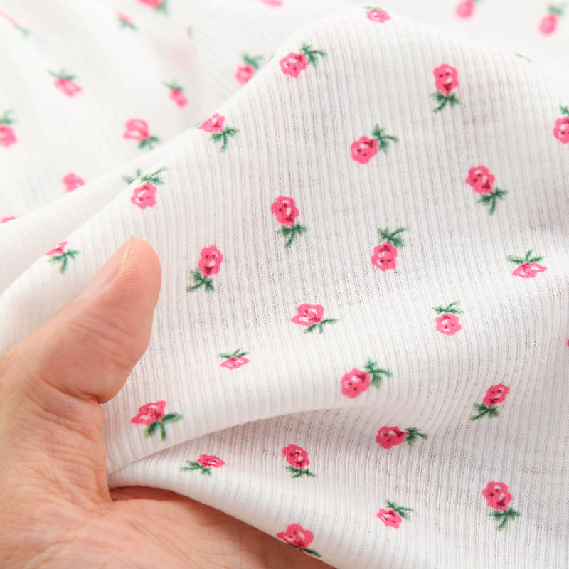 45x140cm 탄성 2X2 니트 리브 패브릭 봄 여름 - Summer Clothing Material 리뷰 및 가격
